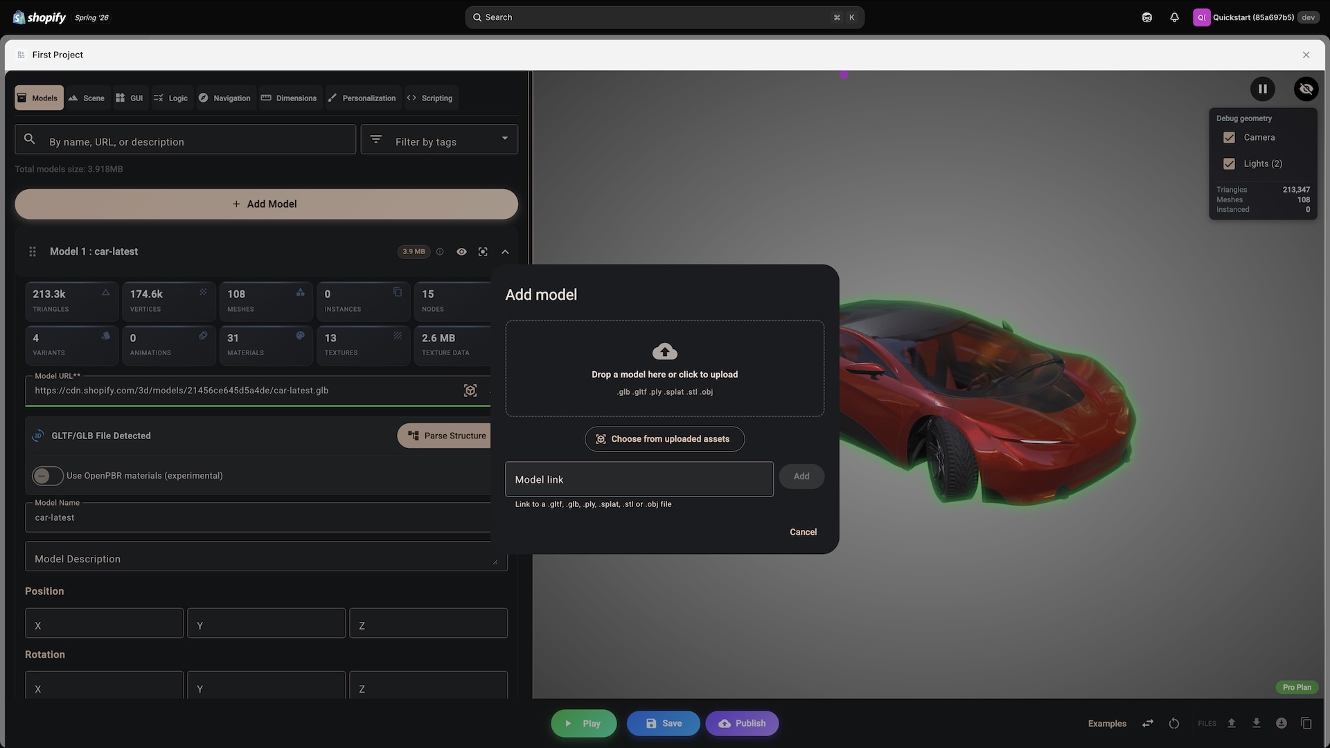 Add second model