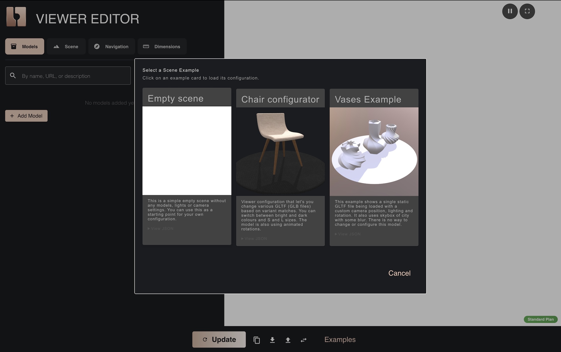 Viewer Editor Examples