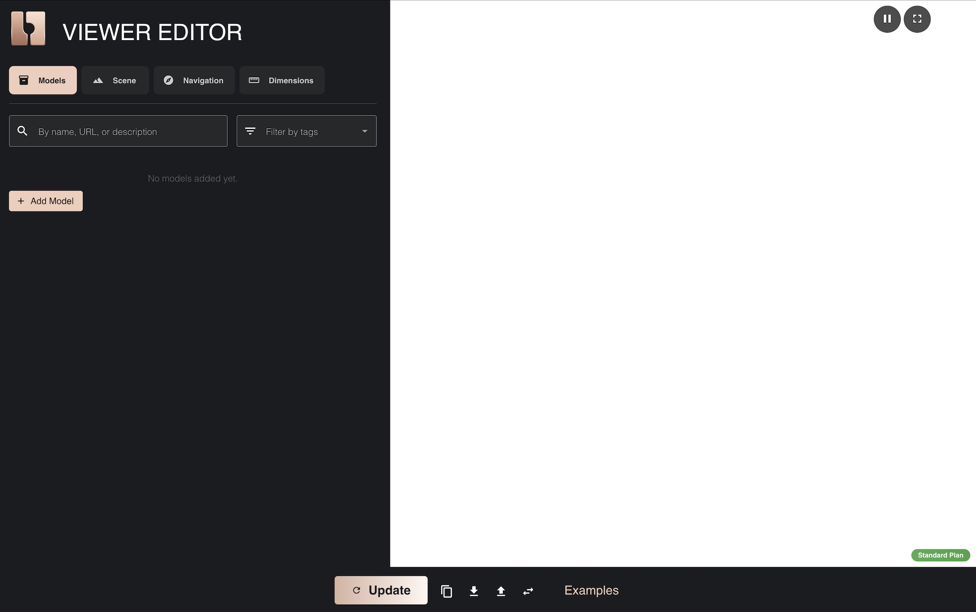 Viewer Editor in Shopify 3D Bits App