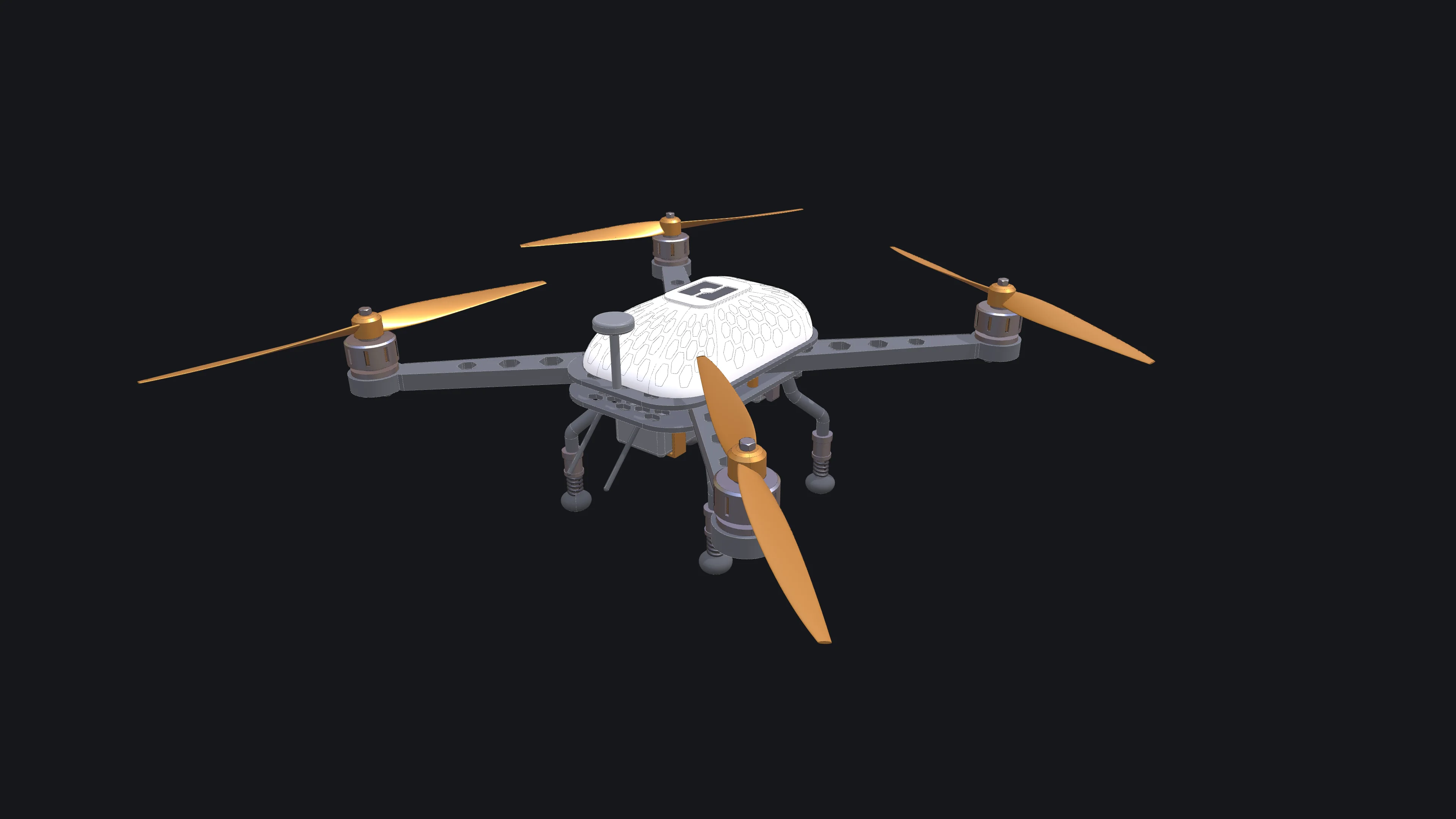 A drone as a node graph in the Rete editor, and a turbofan engine as a multi-file project in the TypeScript editor with its controls 1