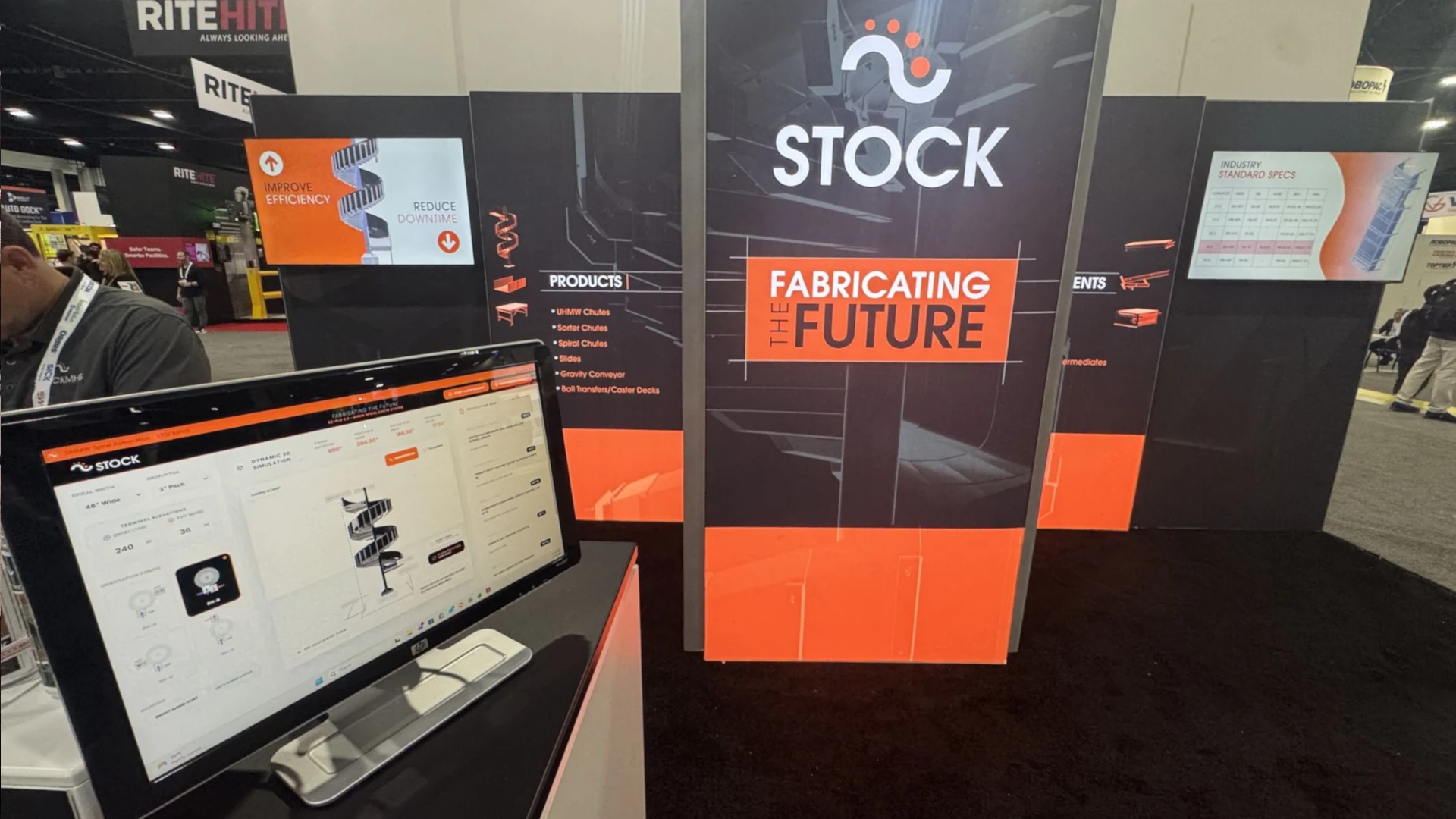 STOCKMHS booth at MODEX 2026 2