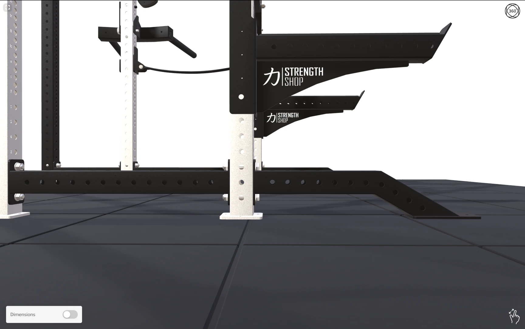 Strengthshop Pro Power Rack close-up detail 3