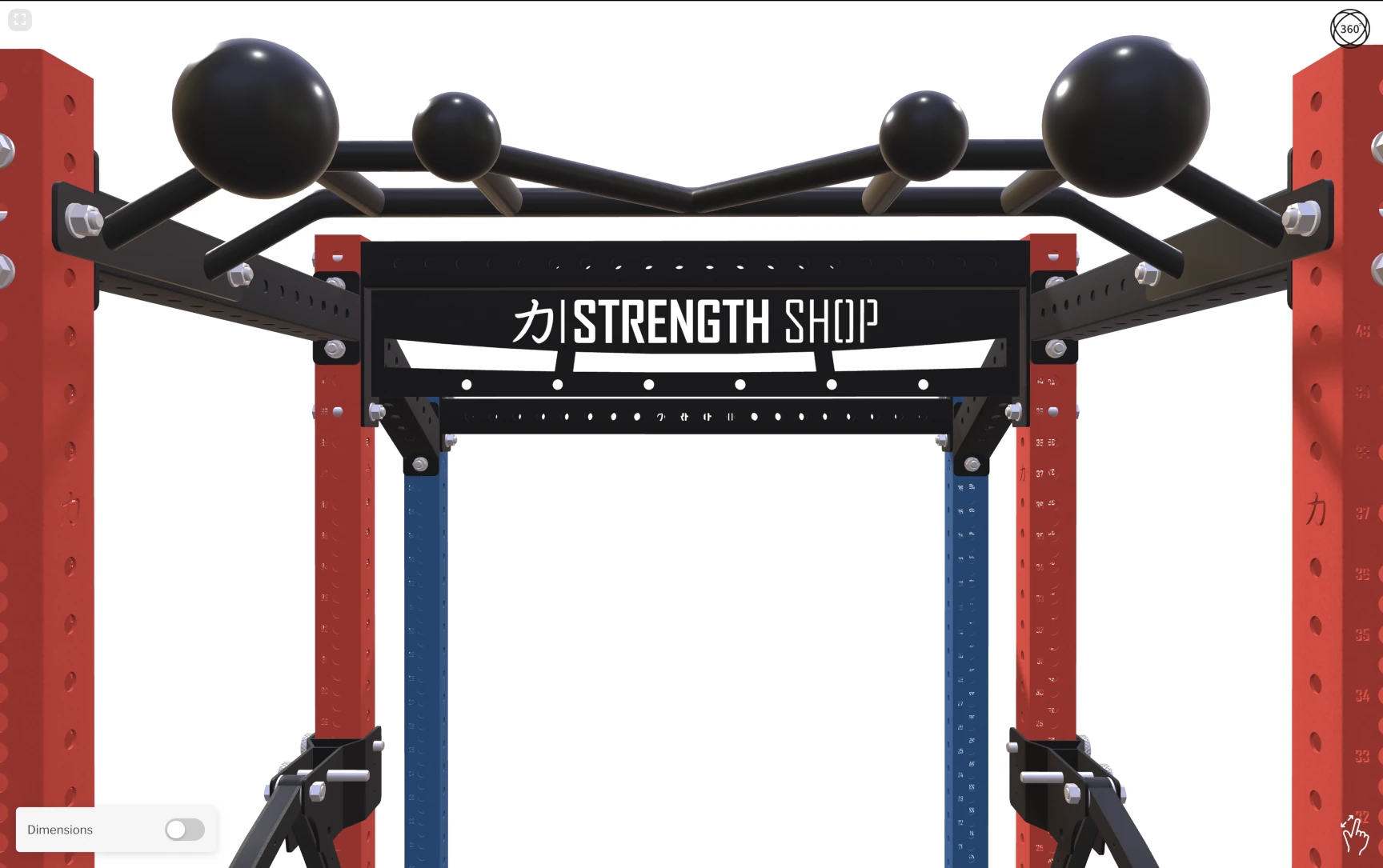 Strengthshop Pro Power Rack close-up detail 4