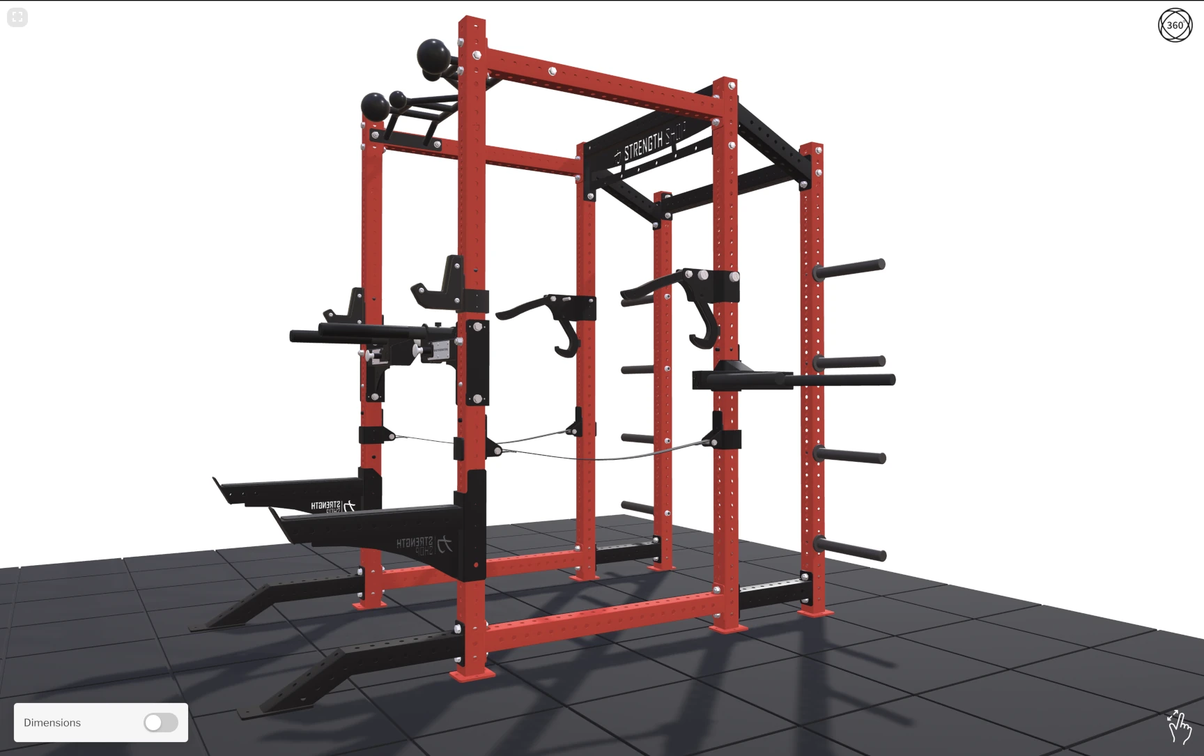 Strengthshop Pro Power Rack configurator 1