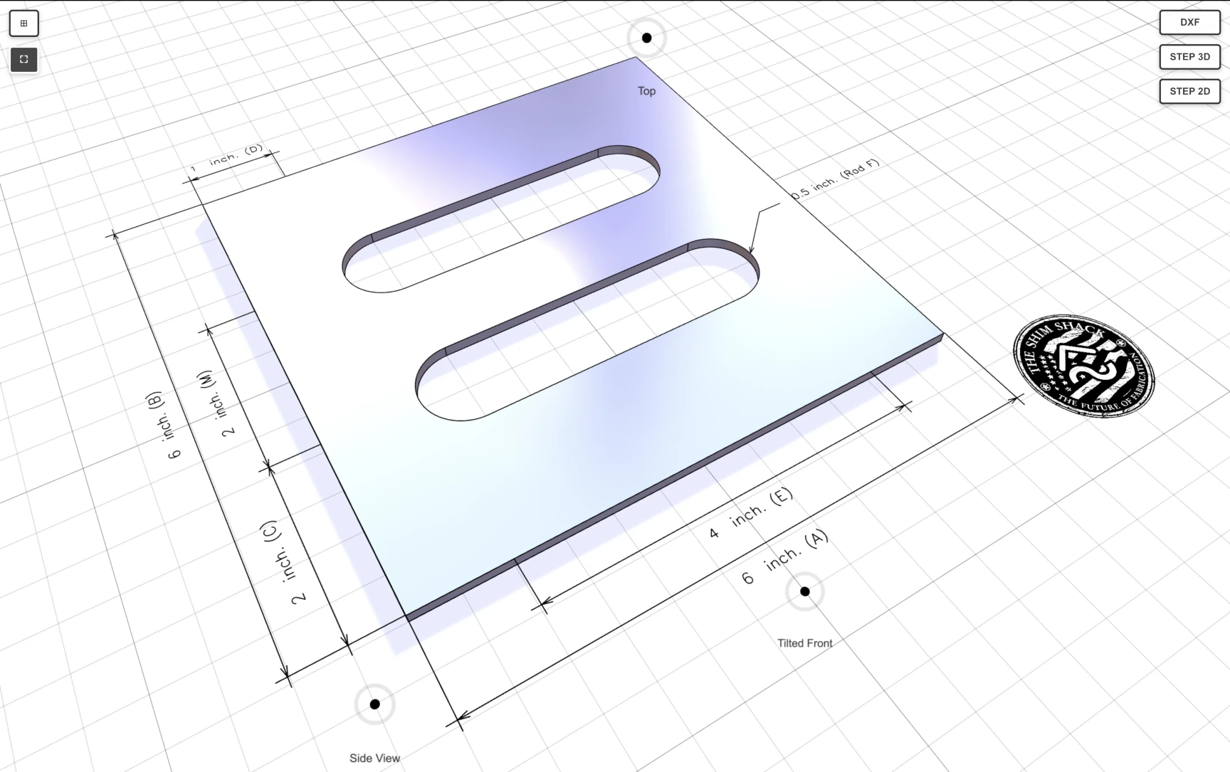 The Shim Shack configurator variant 11