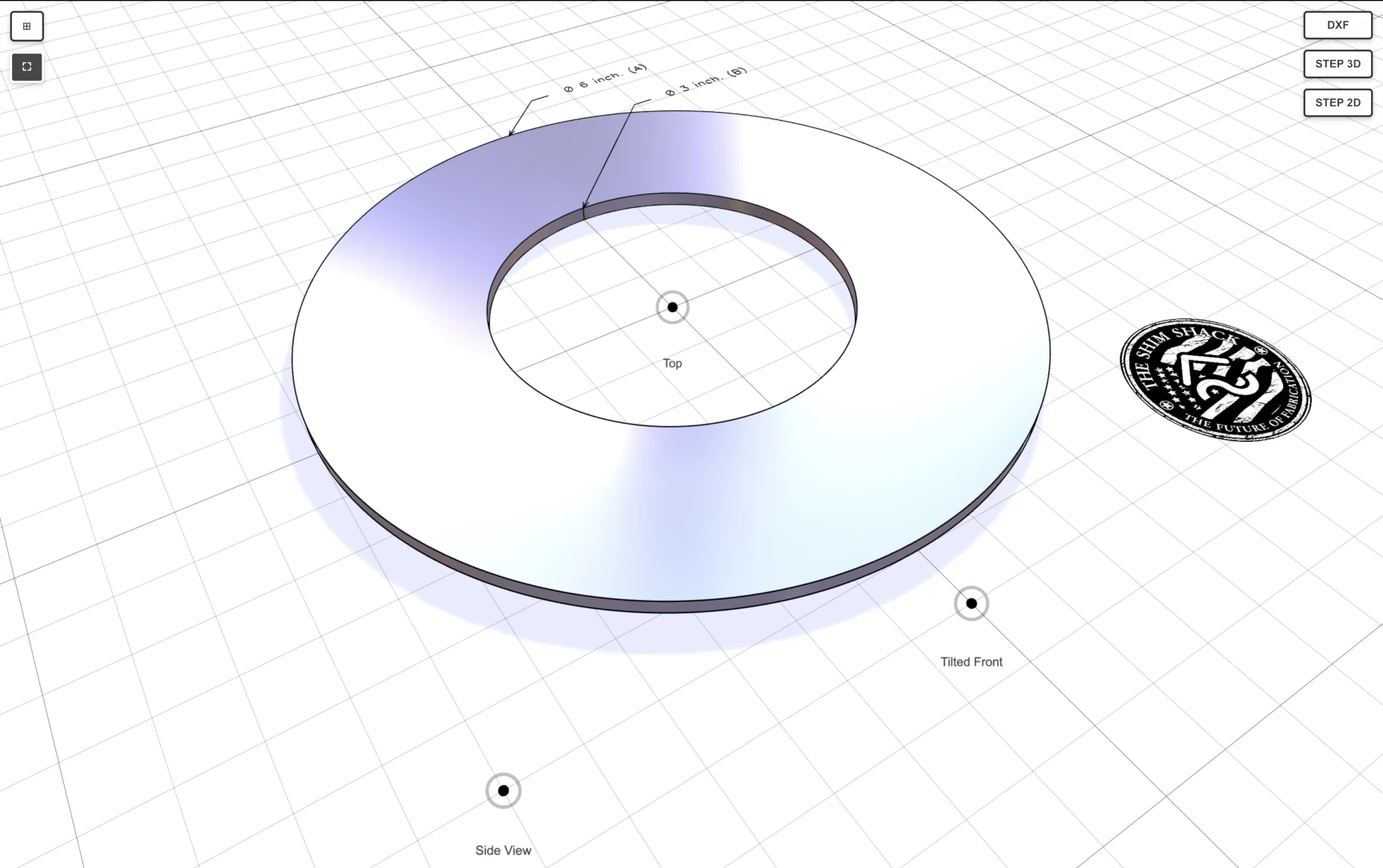 The Shim Shack configurator variant 2