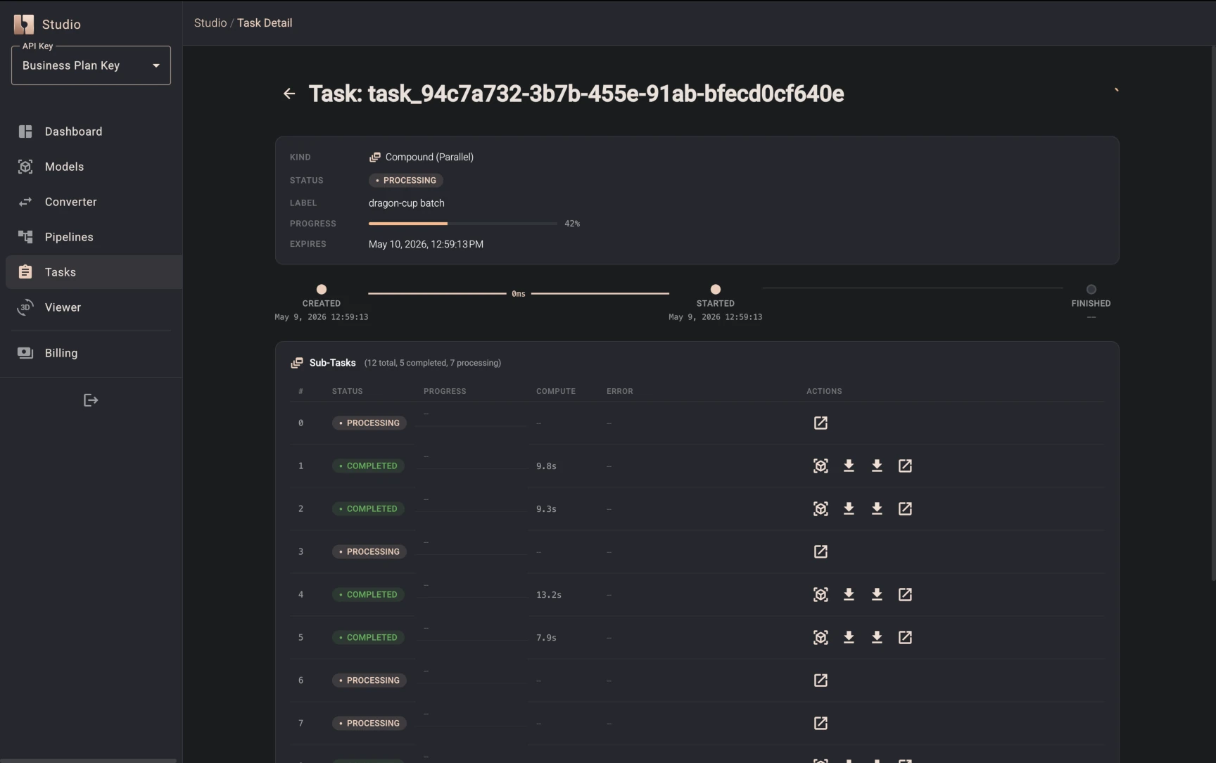 Managed Bitbybit CAD Cloud processing and model generation 1